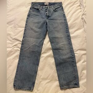 Agolde Wynan Straight Blue Jeans